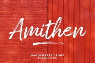 Amithen Font: Handmade Elegance