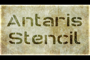 Antaris Stencil: A Bold Font for Web Design
