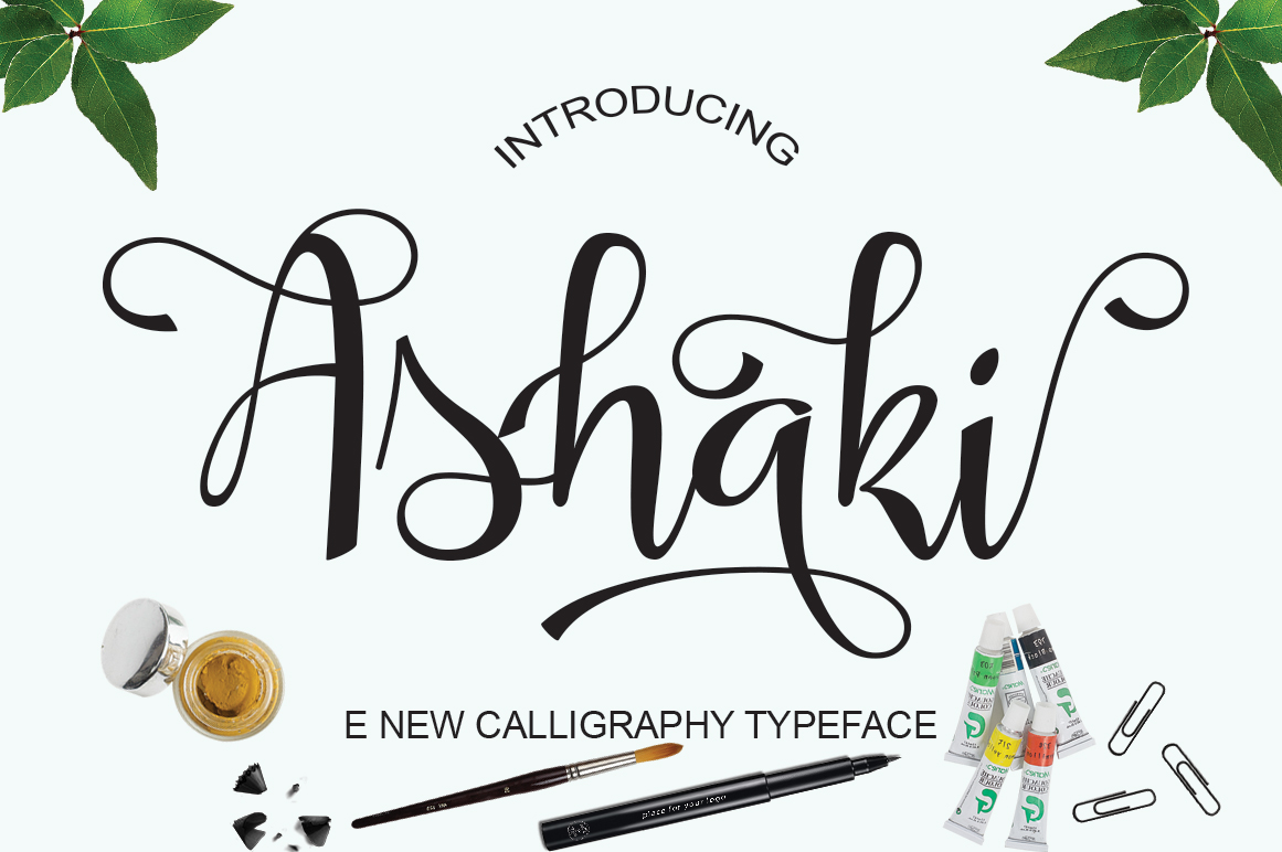 Asyaki: A Script Font for Real Projects