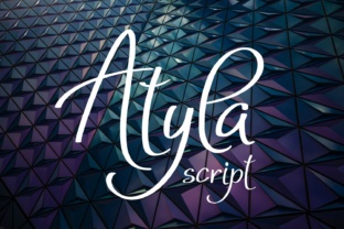 Atyla: A Script Font for Creative Campaigns