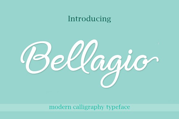 Bellagio: A Modern Handwritten Font