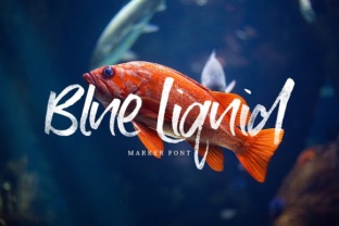 Blue Liquid: A Beautiful Font for Business