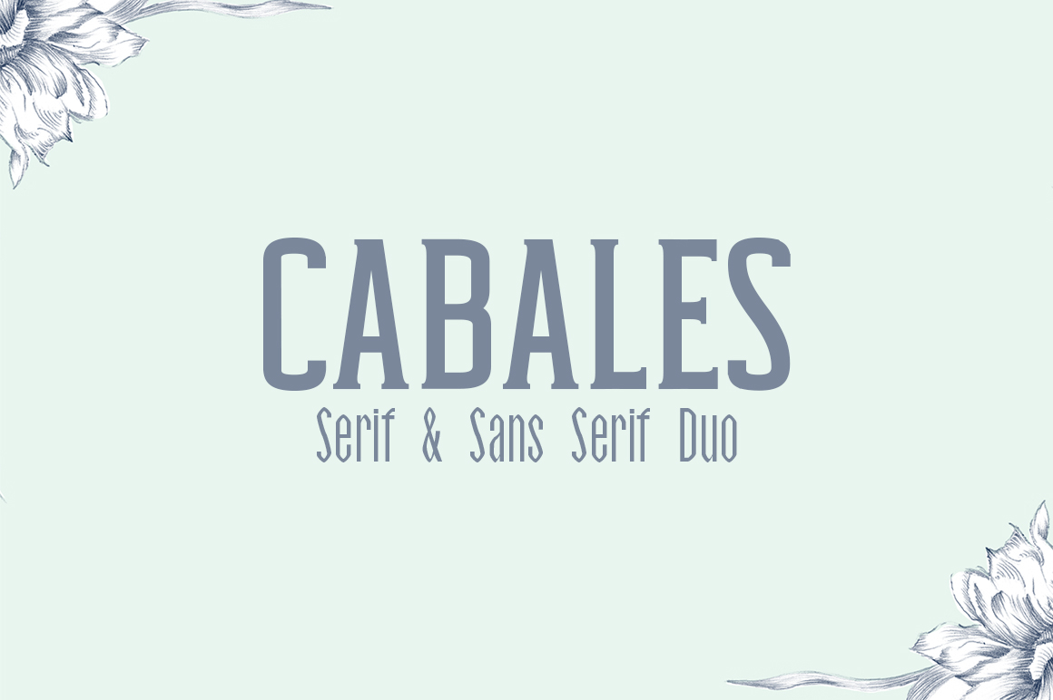 Cabales: A Stylish Serif Font for Web Design