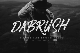 Dabrush: A Rustic Brush Script Font for Handmade Brands