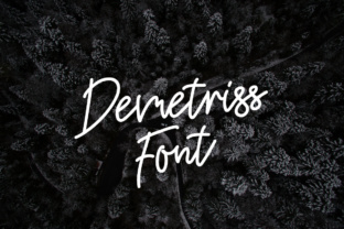 Demetriss: A Handwritten Font for Creative Branding