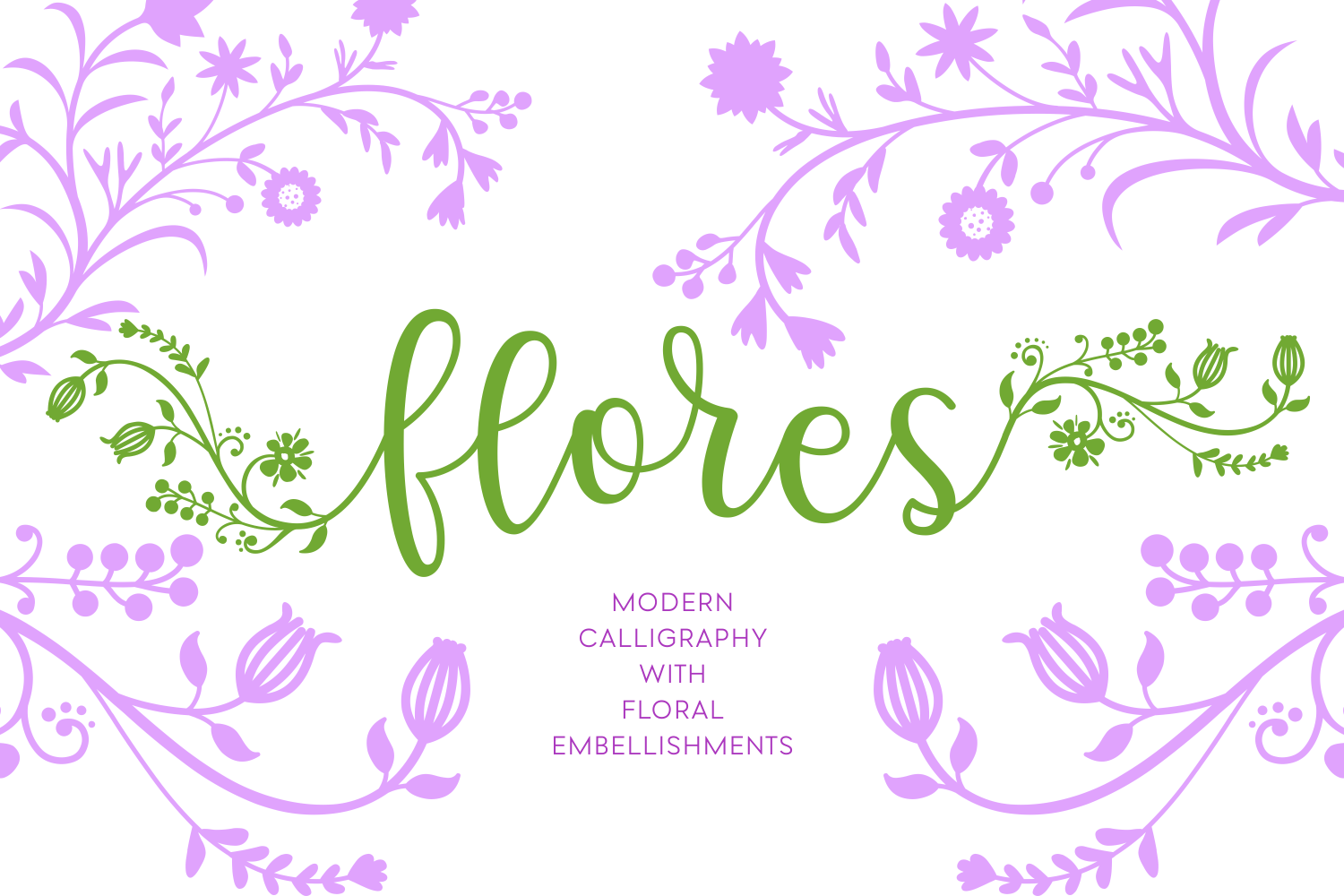 Flores Font: Elegant Script for Crafters