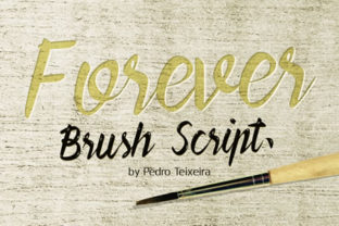 Forever Brush Script: A Handwritten Font That Feels Like Home
