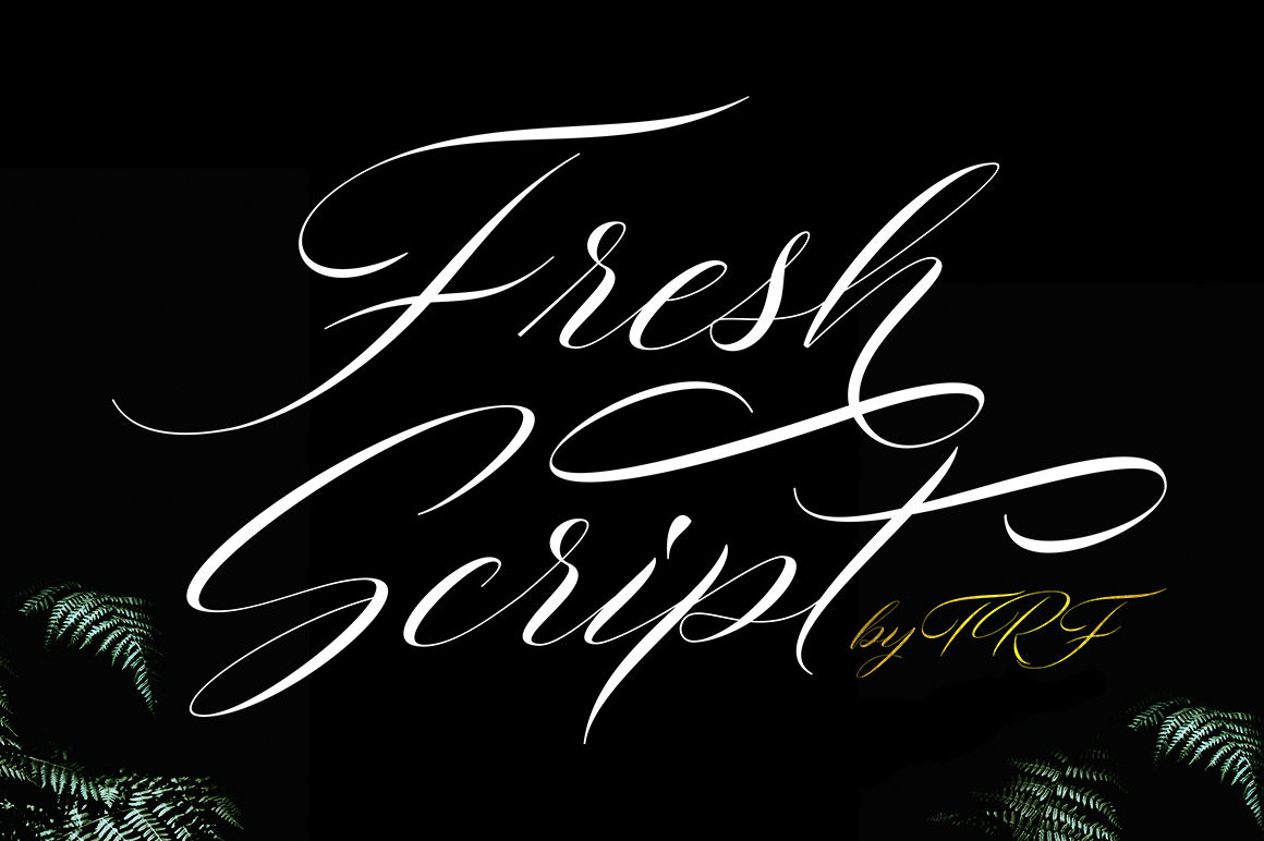 Fresh Script Font for Web Design