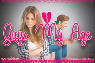 Guys My Age Font for Web Design
