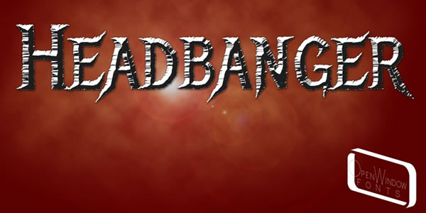 Headbanger Font: Bold, Bold, Bold