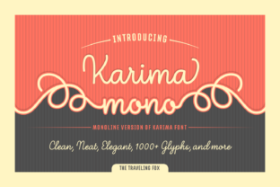 Karima Mono: A Script Font for Elegant Design