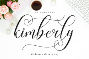 Kimberly Font: Elegant Handwritten Type