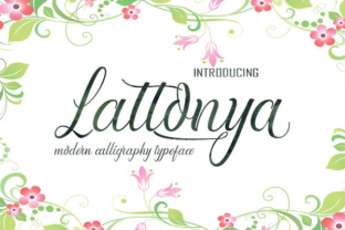 Lattonya: A Handmade Font with Grace