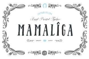 Mamaliga Font: Elegant Serif for Digital Marketing