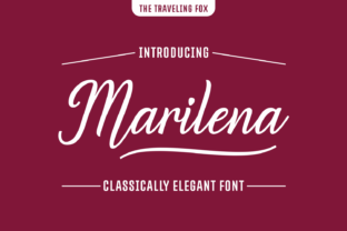 Marilena: A Script Handwritten Font That Feels Like Home