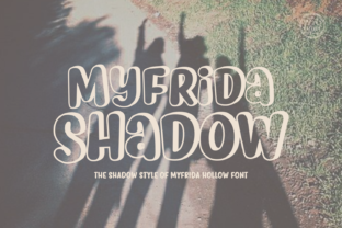 Myfrida Shadow: A Playful Typeface for Creative Projects