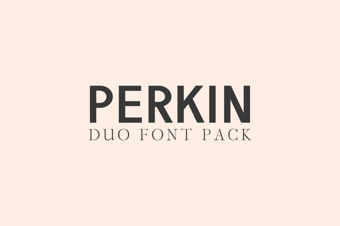 Perkin Duo: A Bold Font for Business