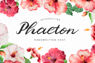Phaeton: A Fluid Handwritten Font