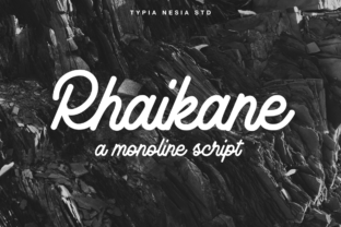 Rhaikane: A Vintage Monoline Font That Elevates Digital Branding