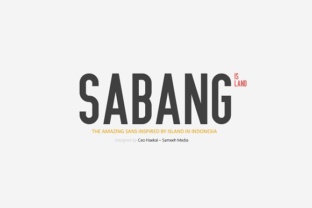 Sabang Island: A Bold Sans Serif for Real Projects
