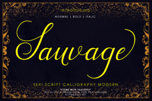 Sauvage: A Script Font for Editorial Elegance