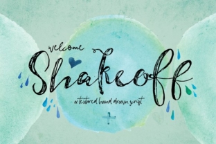 Shakeoff: A Beautiful Handcrafted Font