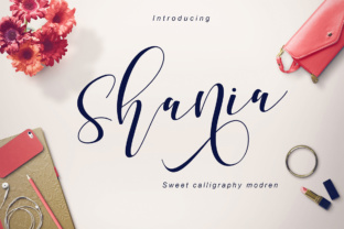 Shania: A Handmade Font for Professional Branding
