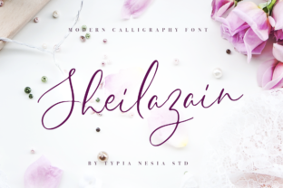 Sheilazain: An Elegant Script Font That Earns Its Place in Real Campaigns