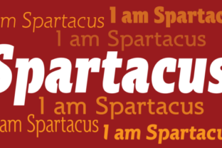 Spartacus Family: A Bold Slab Serif for Editorial Design