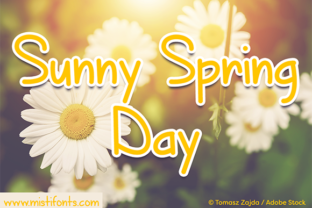 Sunny Spring Day Font for Creative Campaigns