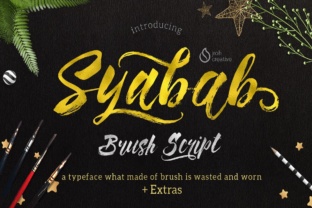 Syabab: A Bold Handwritten Font