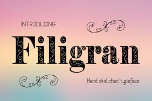 Tested Filigran: A Decorative Font for Web Design