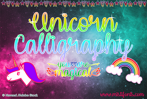 Unicorn Calligraphy Font for Business